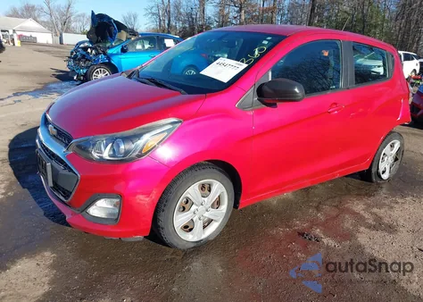 2019 Chevrolet Spark Ls Cvt из США, поврежденный, VIN KL8CB6SA8KC801981